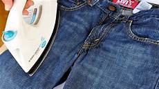 Ironing Jeans And Processing